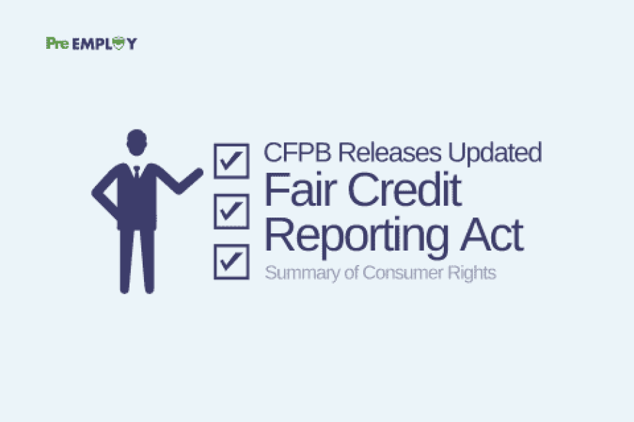CFPB Releases Updated Fair Credit Reporting Act Summary of Consumer Rights